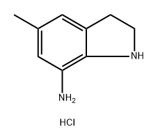5-methylindolin-7-amine dihydrochloride, 2306272-04-6, 结构式