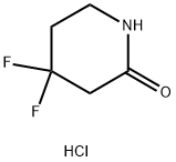 4,4-difluoropiperidin-2-one hydrochloride,2306272-70-6,结构式