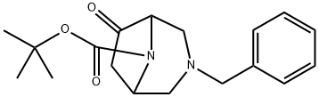 3,8-Diazabicyclo[3.2.1]octane-8-carboxylic acid, 6-oxo-3-(phenylmethyl)-, 1,1-dimethylethyl ester|3-苄基-6-氧代-3,8-二氮杂双环[3.2.1]辛烷-8-羧酸叔丁酯