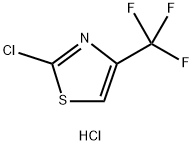 2-chloro-4-(trifluoromethyl)-1,3-thiazole hydrochloride,2306274-76-8,结构式