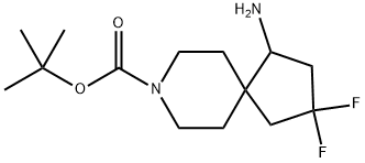 tert-butyl 4-amino-2,2-difluoro-8-azaspiro[4.5]decane-8-carboxylate,2306278-12-4,结构式