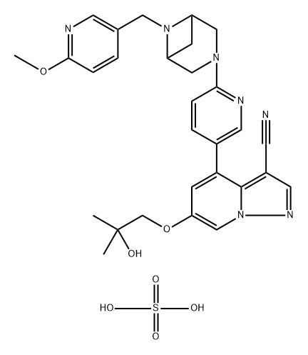 sulfate 化学構造式