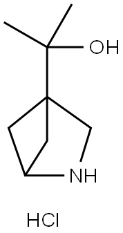 2-(2-Azabicyclo[2.1.1]hexan-4-yl)propan-2-ol hydrochloride Structure