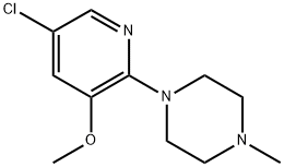 1-(5-chloro-3-methoxypyridin-2-yl)-4-methylpiperazine Structure