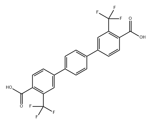 3,3''-bis(trifluoromethyl)-[1,1':4',1''-terphenyl]-4,4''- 化学構造式