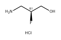 1-Propanol, 3-amino-2-fluoro-, hydrochloride (1:1), (2S)- Struktur