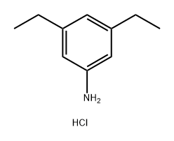 3,5-diethylaniline hydrochloride Structure