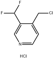 4-(氯甲基)-3-(二氟甲基)吡啶盐酸盐,2309473-82-1,结构式