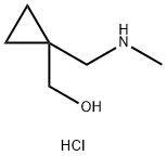 (1-Methylaminomethyl-cyclopropyl)-methanol hydrochloride Struktur