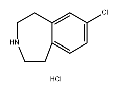 7-chloro-2,3,4,5-tetrahydro-1H-benzo[d]azepine hydrochloride Structure