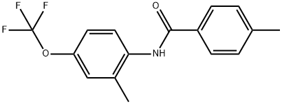 4-Methyl-N-[2-methyl-4-(trifluoromethoxy)phenyl]benzamide,2318816-45-2,结构式