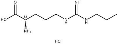 Nw-Propyl-L-arginine hydrochloride 化学構造式