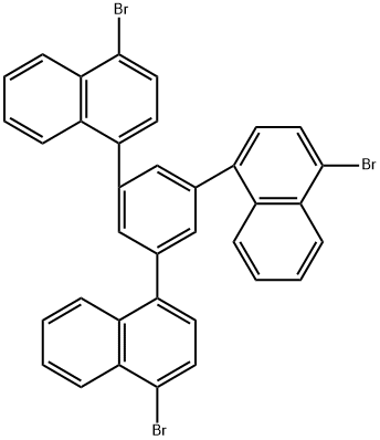 1,3,5-Tris(4-bromonaphthalen-1-yl)benzene|1,3,5-三(4-溴代萘-1-基)苯