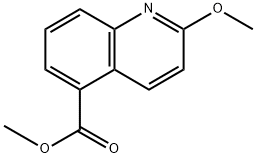 methyl 2-methoxyquinoline-5-carboxylate 结构式