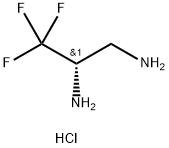 (S)-3,3,3-trifluoropropane-1,2-diamine dihydrochloride Structure