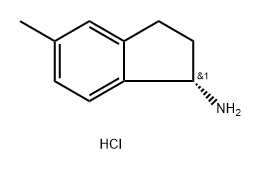 (S)-5-甲基-2,3-二氢-1H-茚-1-胺盐酸盐,2322935-77-1,结构式