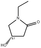 (4S)-1-ethyl-4-hydroxypyrrolidin-2-one Struktur