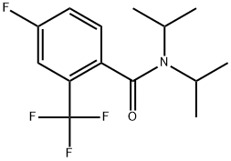 4-Fluoro-N,N-bis(1-methylethyl)-2-(trifluoromethyl)benzamide,2325821-87-0,结构式