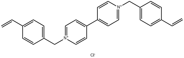 1,1'-双[(4-乙烯基苯基)甲基]- 4,4-联吡啶氯化盐 (1:2),232599-55-2,结构式