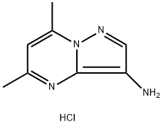 5,7-dimethylpyrazolo[1,5-a]pyrimidin-3-amine Structure