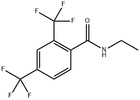 N-ethyl-2,4-bis(trifluoromethyl)benzamide Structure