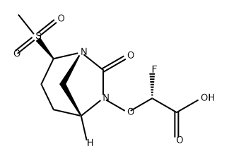 2326466-15-1 ACETIC ACID, 2-FLUORO-2-[[(1 S,2R,5R)-2-(METHYLS ULFONYL)-7-OXO-1 ,6-DIAZABICYCLO[3.2.1 ]OCT-6-YL] O