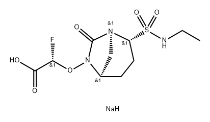 sodium (S)-2-(((1S,2R,5R)-2-(N-ethylsulfamoyl)-7-oxo-1,6-diazabicyclo[3.2.1]octan-6-yl)oxy)-2-fluoroacetate|SODIUM (S)-2-(((1S,2R,5R)-2-(N-ETHYLSULFAMOYL)-7-OXO-1,6-DIAZABICYCLO[3.2.1]OCTAN-6-YL)OXY)-2-FLUORO