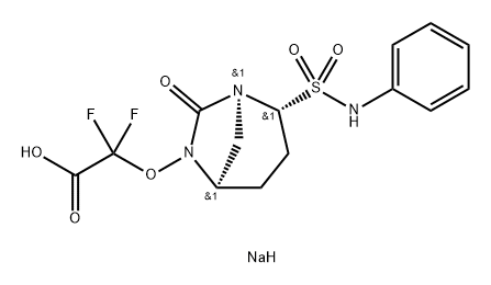 2326469-63-8 ACETIC ACID, 2,2-DIFLUORO-2-[[(1S,2R,5R)-7-OXO2-[(PHENYLAMINO)SULFONYL]-1,6-DIAZABICYCLO [3.2.1]OCT