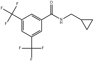 N-(Cyclopropylmethyl)-3,5-bis(trifluoromethyl)benzamide,2327136-38-7,结构式