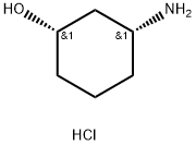 Cyclohexanol, 3-amino-, hydrochloride (1:1), (1S,3R)- 结构式