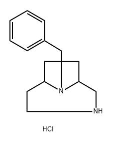 9-Benzyl-3,9-diaza-bicyclo[4.2.1]nonane dihydrochloride Structure
