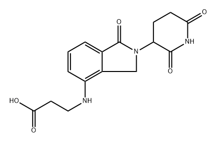 来那度胺-丙酸, 2338824-28-3, 结构式