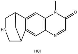 6,10-Methano-2H-pyrazino[2,3-h][3]benzazepin-2-one, 1,6,7,8,9,10-hexahydro-1-methyl-, hydrochloride (1:1) Structure