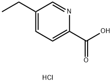 5-Ethylpicolinic acid hydrochloride 化学構造式