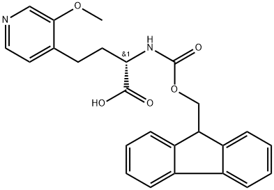 4-Pyridinebutanoic acid, α-[[(9H-fluoren-9-ylmethoxy)carbonyl]amino]-3-methoxy-, (αS)-|
