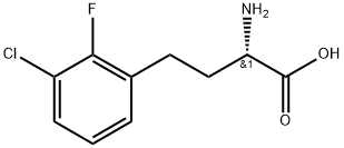 H-L-HomoPhe(2-F,3-Cl)-OH Struktur