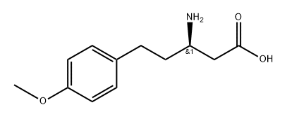 Benzenepentanoic acid, β-amino-4-methoxy-, (βR)-,2349917-77-5,结构式