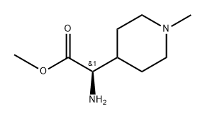 methyl (R)-2-amino-2-(1-methylpiperidin-4-yl)acetate Struktur