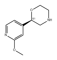 (R)-2-(2-Methoxypyridin-4-yl)morpholine Structure