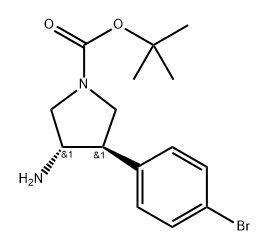 2350837-56-6 3-氨基-4-(4-溴苯基)吡咯烷-1-羧酸叔丁酯