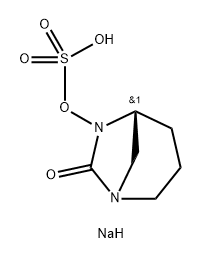 Sulfuric acid, mono[(5R)-7-oxo-1,6-diazab icyclo[3.2.1]oct-6-yl] ester, sodium salt (1:1) Structure
