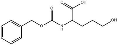N-Cbz-5-hydroxy-DL-norvaline Struktur