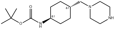 N-[4-(哌嗪-1-基甲基)环己基]氨基甲酸叔丁酯, 2352744-88-6, 结构式