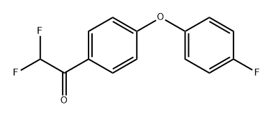 2,2-Difluoro-1-(4-(4-fluorophenoxy)phenyl)ethanone|