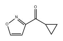 cyclopropyl(isoxazol-3-yl)methanone 结构式