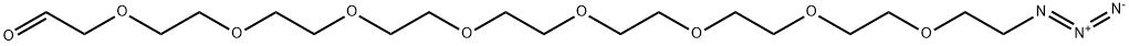 CHO-PEG8-azide Structure