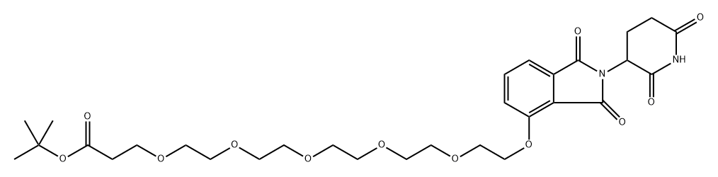 Thalidomide-O-PEG5-t-butyl ester|沙利度胺-O-五聚乙二醇-叔丁酯