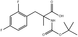 N-Boc-2,4-difluoro-a-methyl-DL-phenylalanine Structure