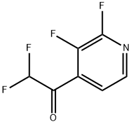 1-(2,3-Difluoropyridin-4-yl)-2,2-difluoroethanone Structure