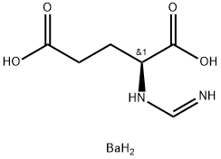 barium N-formimidoyl-L-glutamate (1:2) Structure